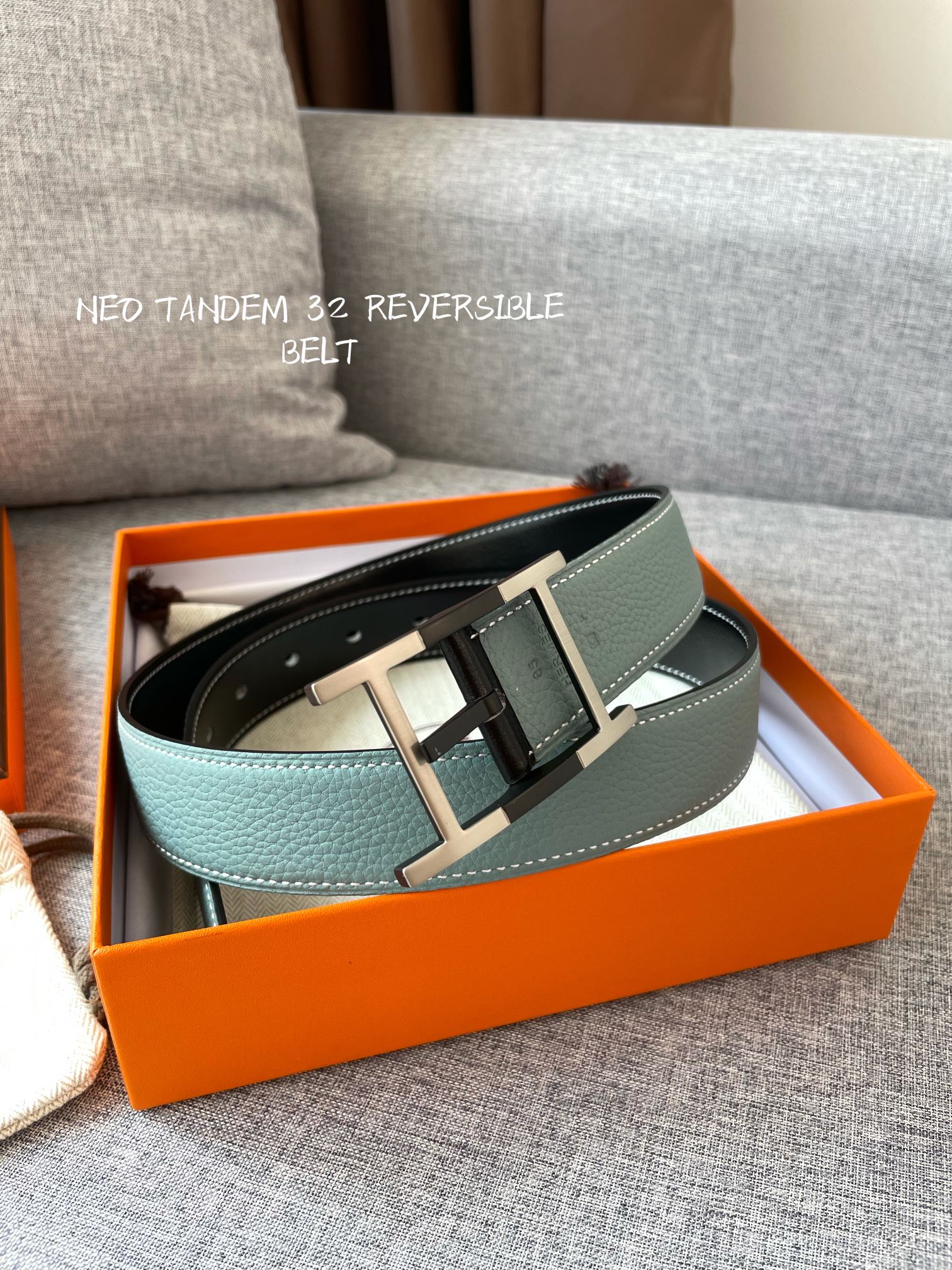 Hermes Mens Leather Belts Width 38mm 139