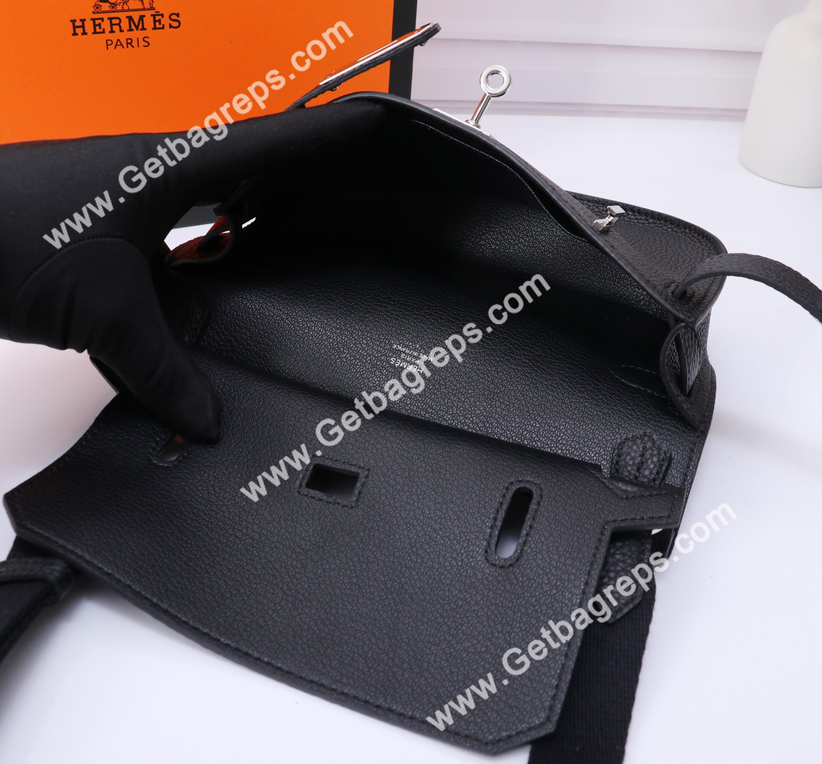 Hermes Mini Jypsiere Black