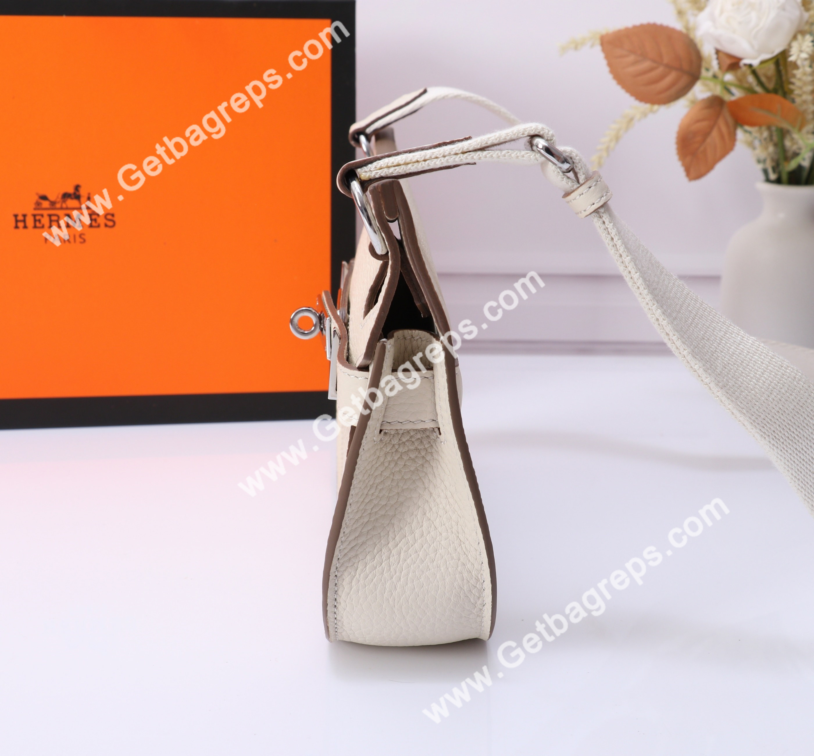 Hermes Mini Jypsiere White