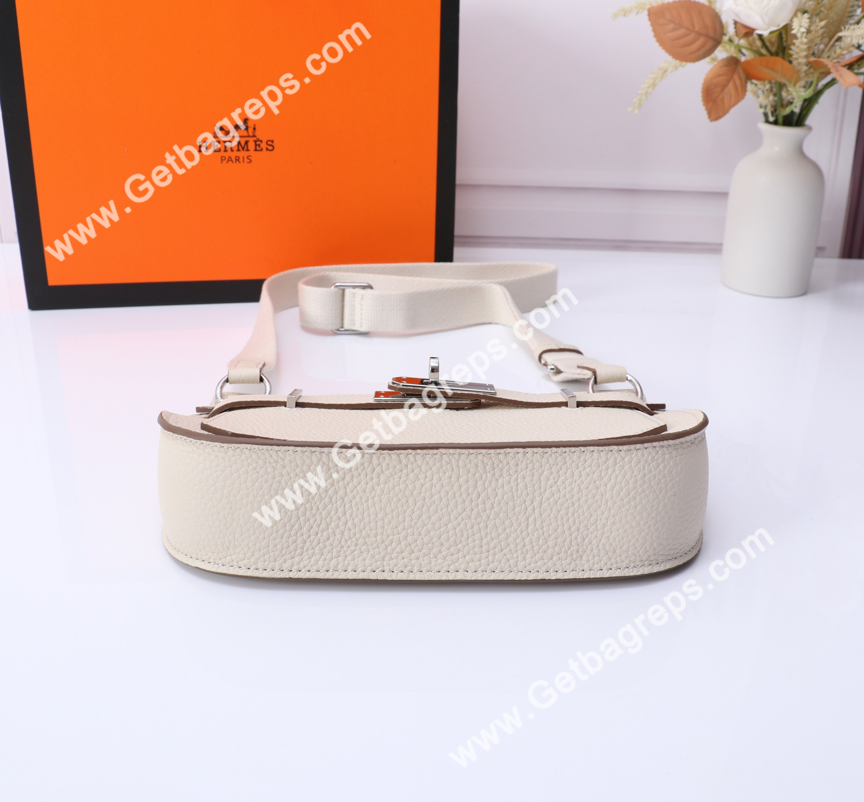 Hermes Mini Jypsiere White