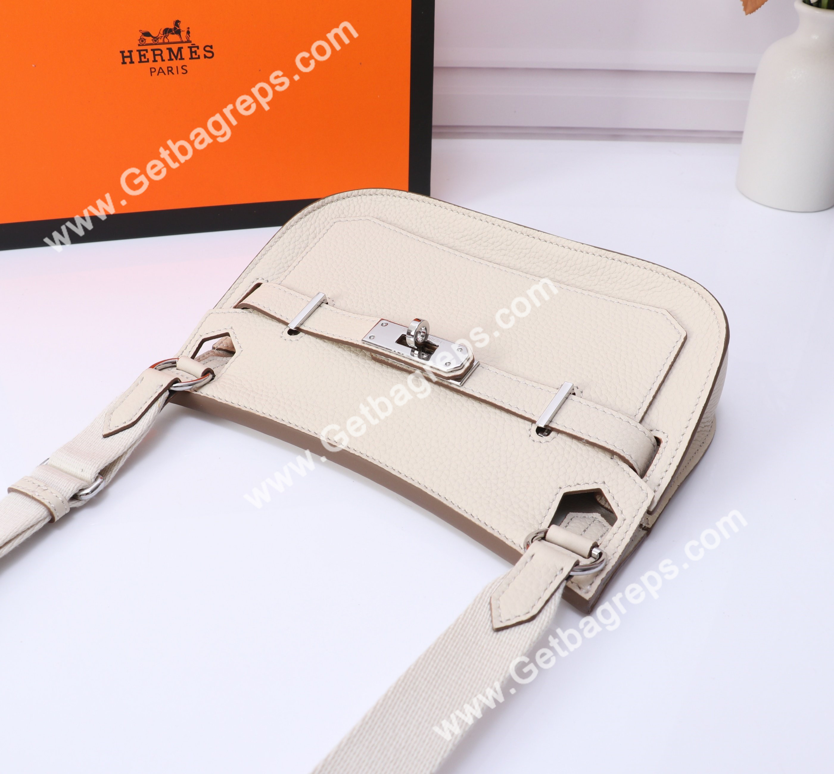Hermes Mini Jypsiere White