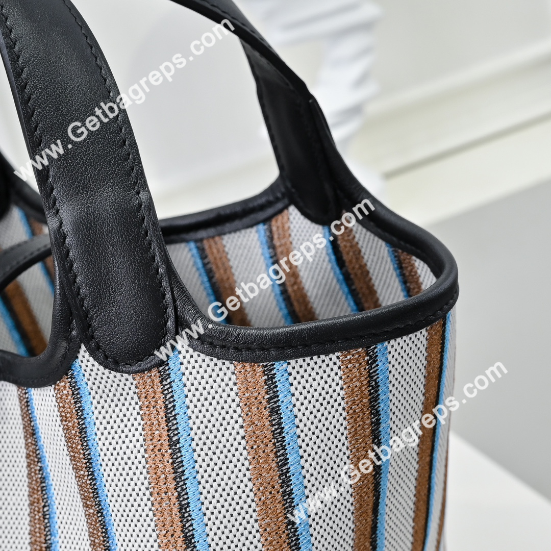 Hermes Picotin Lock Black Swift Leather With Canvas