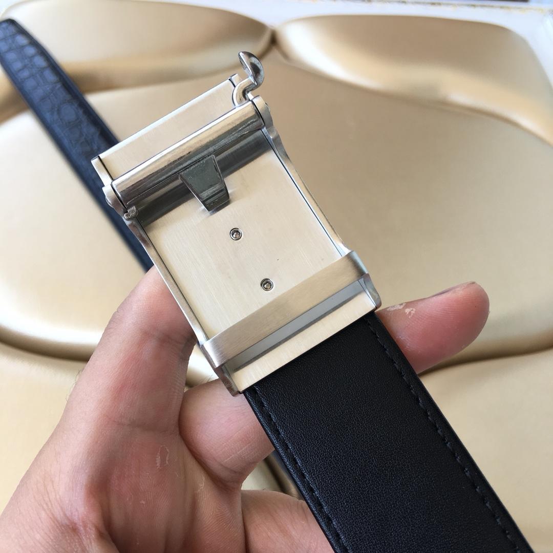 Hermes Reversible Leather Men Belt With Silver Buckle 031
