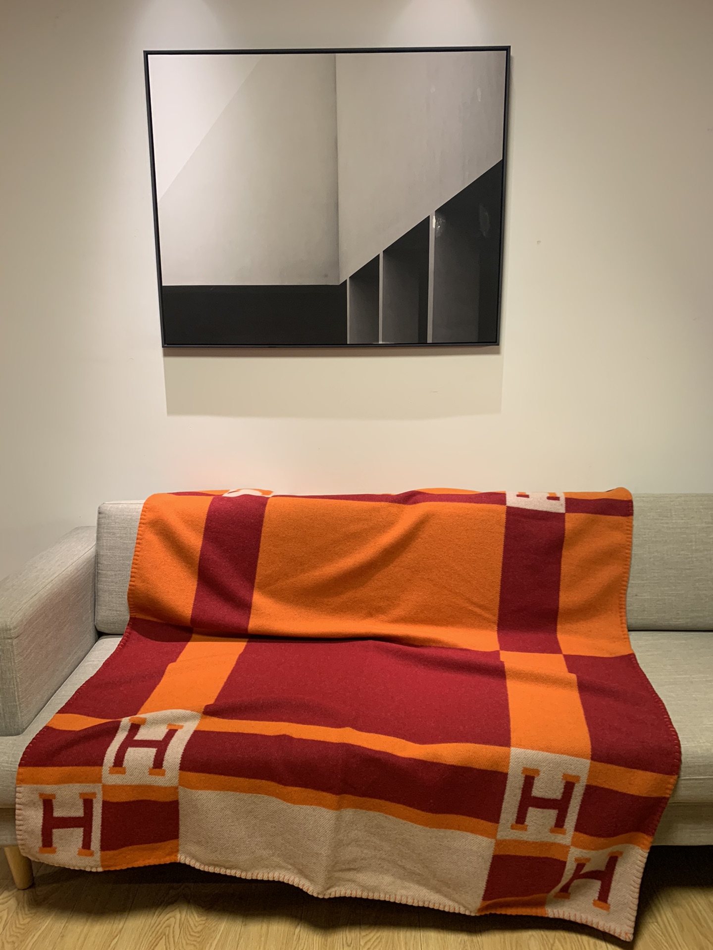 Hermes splicing Blanket 0013