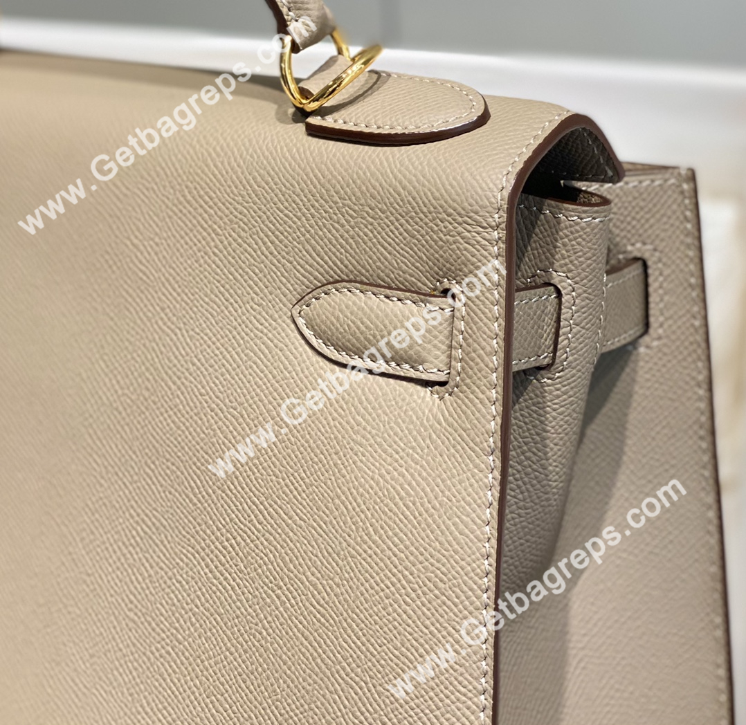 Kelly 25cm Epsom Asphalt Gary With Gold