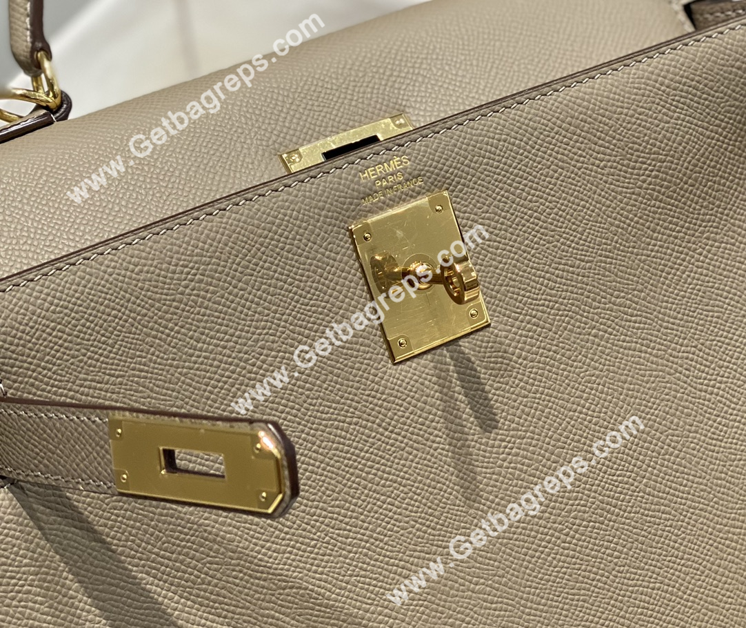 Kelly 25cm Epsom Asphalt Gary With Gold