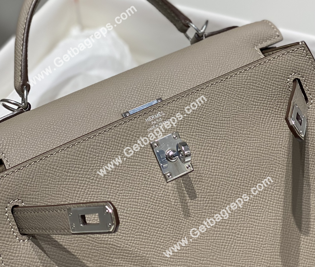 Kelly 25cm Epsom Asphalt Gary With Silver