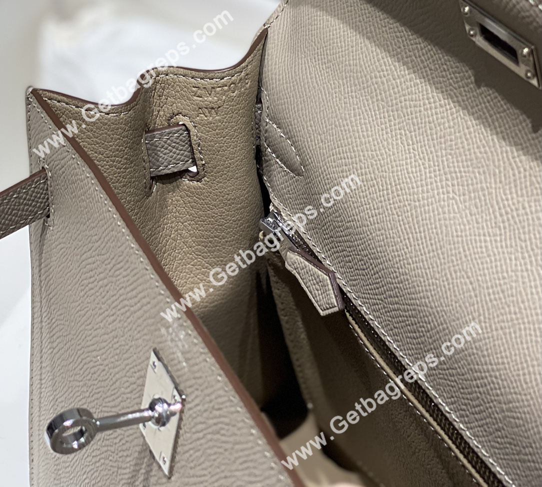 Kelly 25cm Epsom Asphalt Gary With Silver