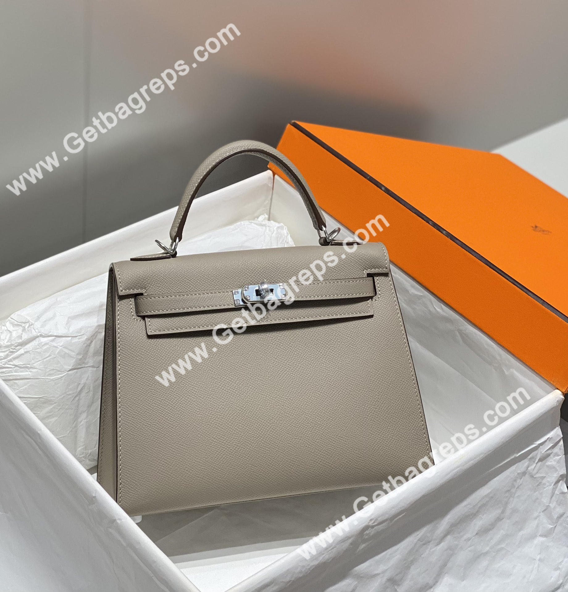 Kelly 25cm Epsom Asphalt Gary With Silver