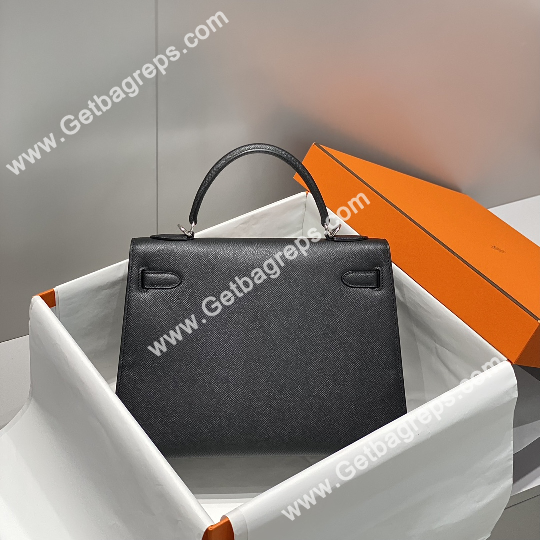 Kelly 28cm Black Grey With Silver