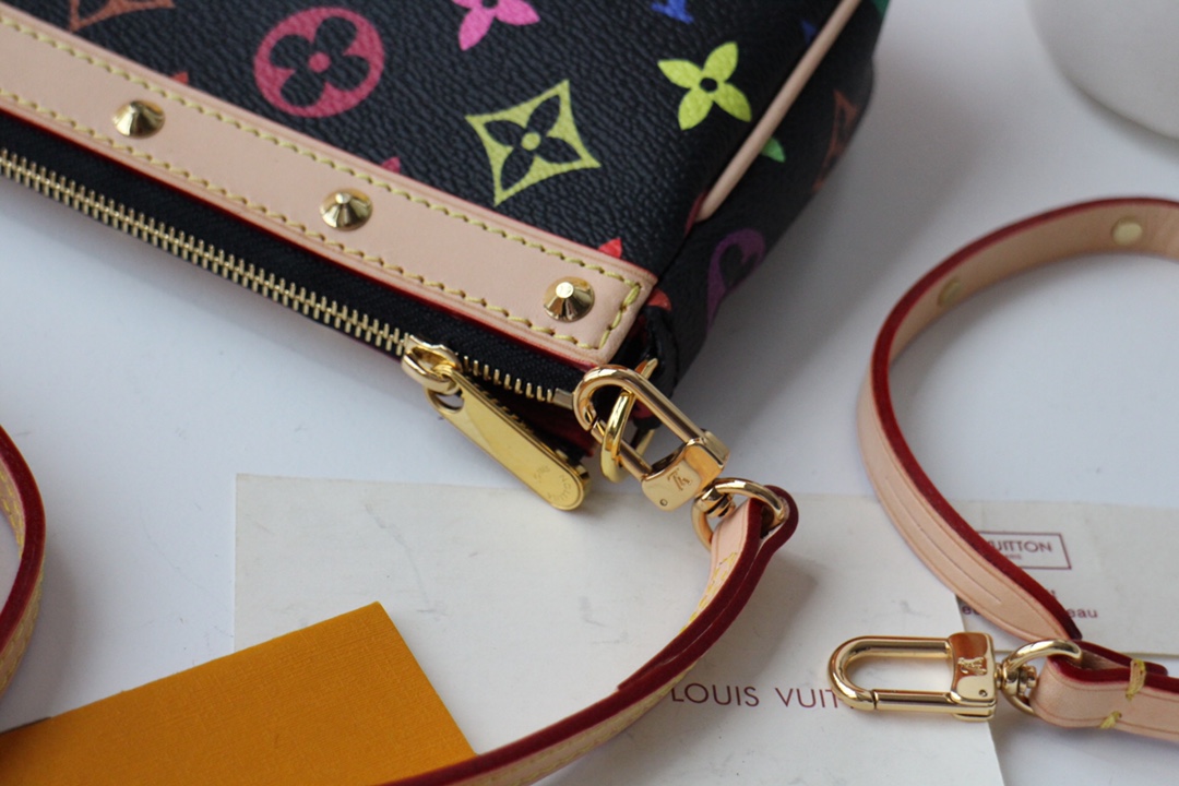 LOUIS VUITTON M92649 Monogram Multi Pochette Accessoires Hand Bag Pouch-1