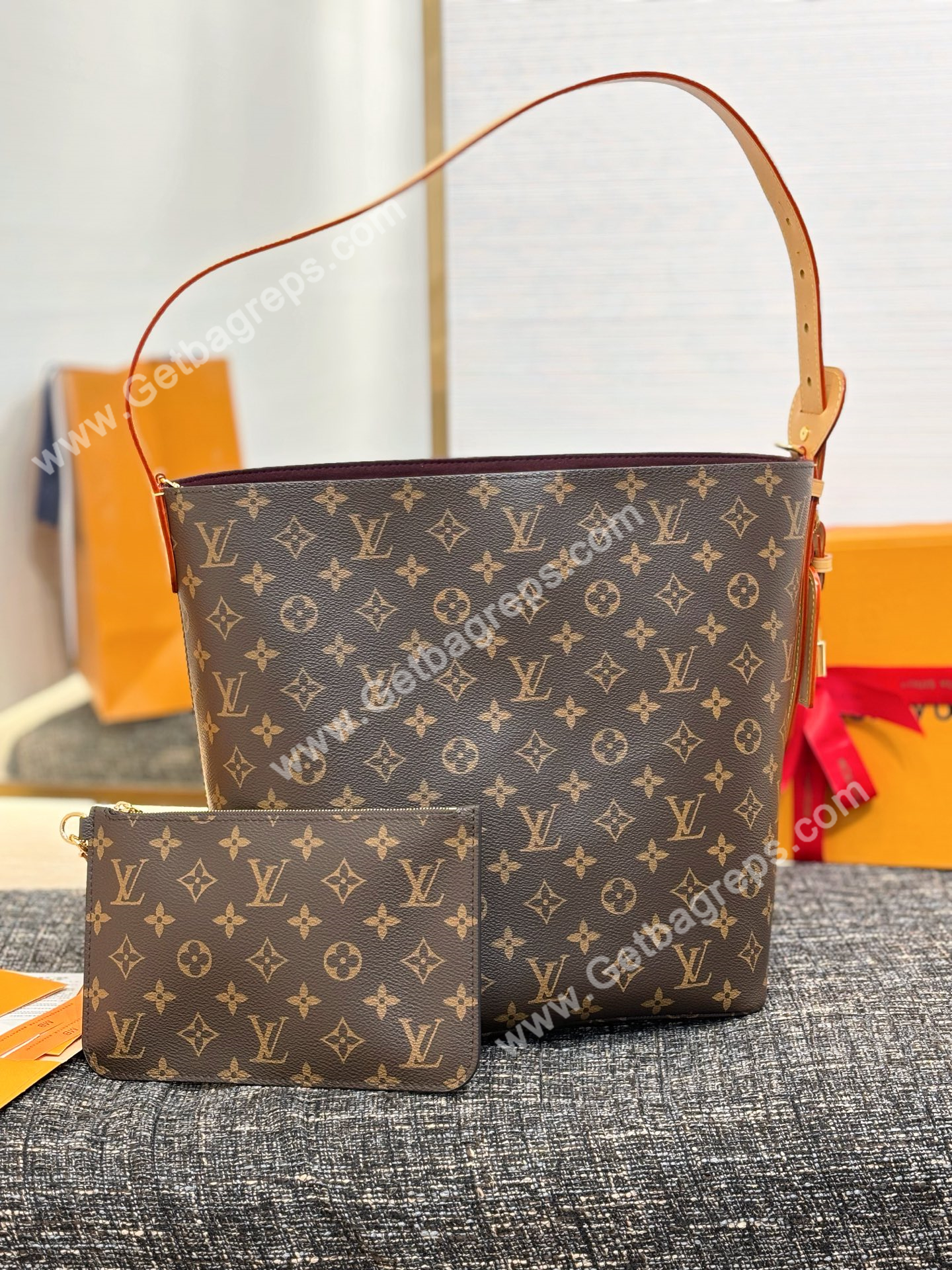 LV M12926 Large All in Bb Monogram