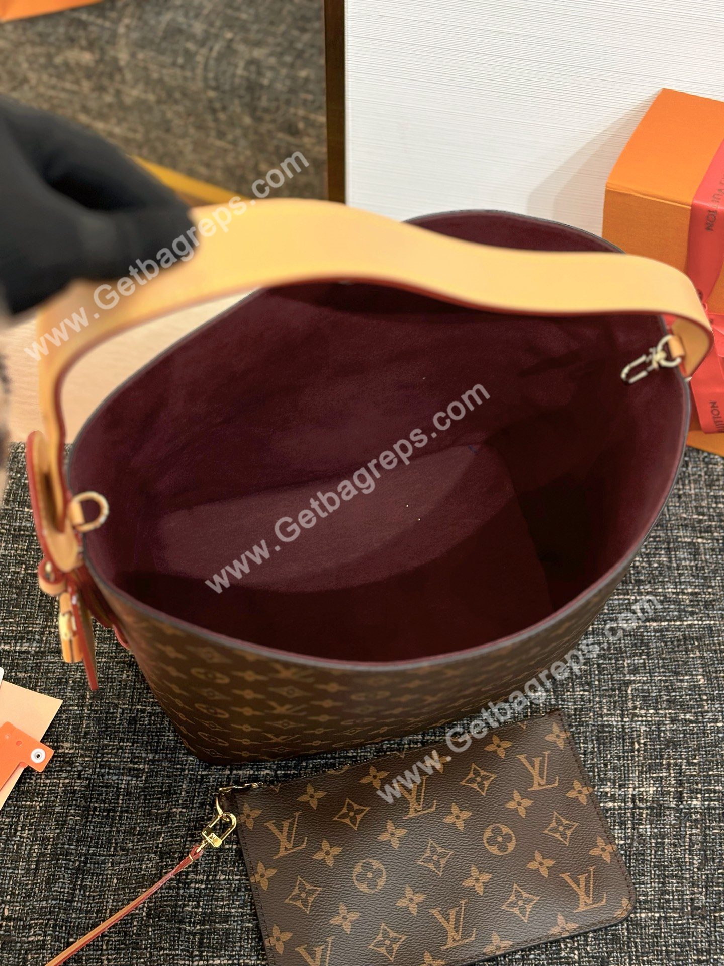 LV M12926 Large All in Bb Monogram