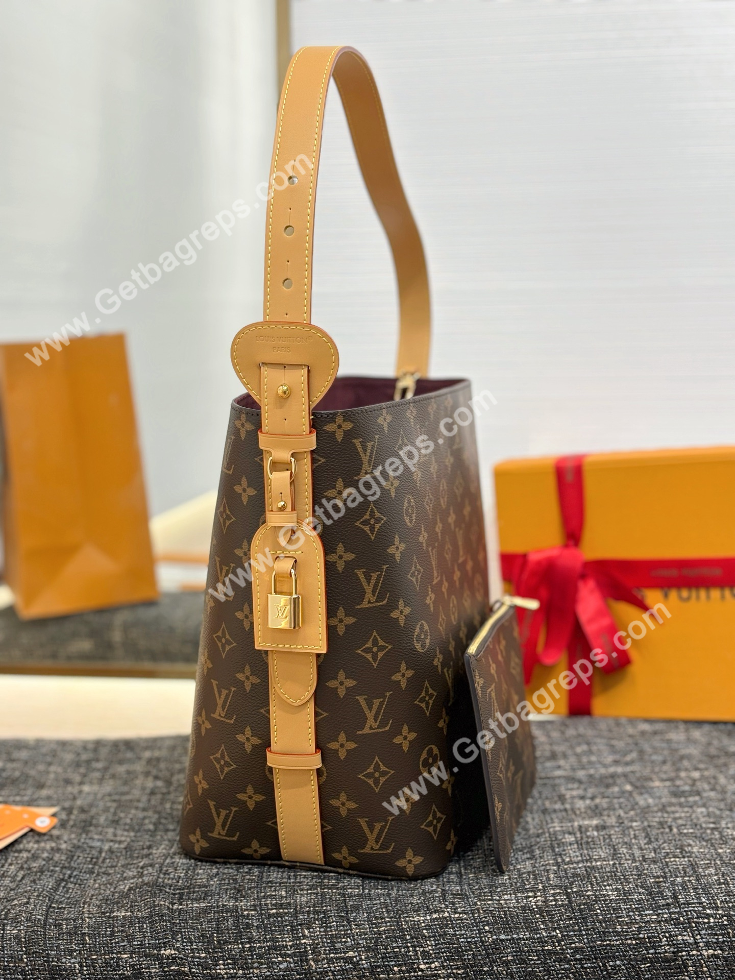LV M12926 Large All in Bb Monogram