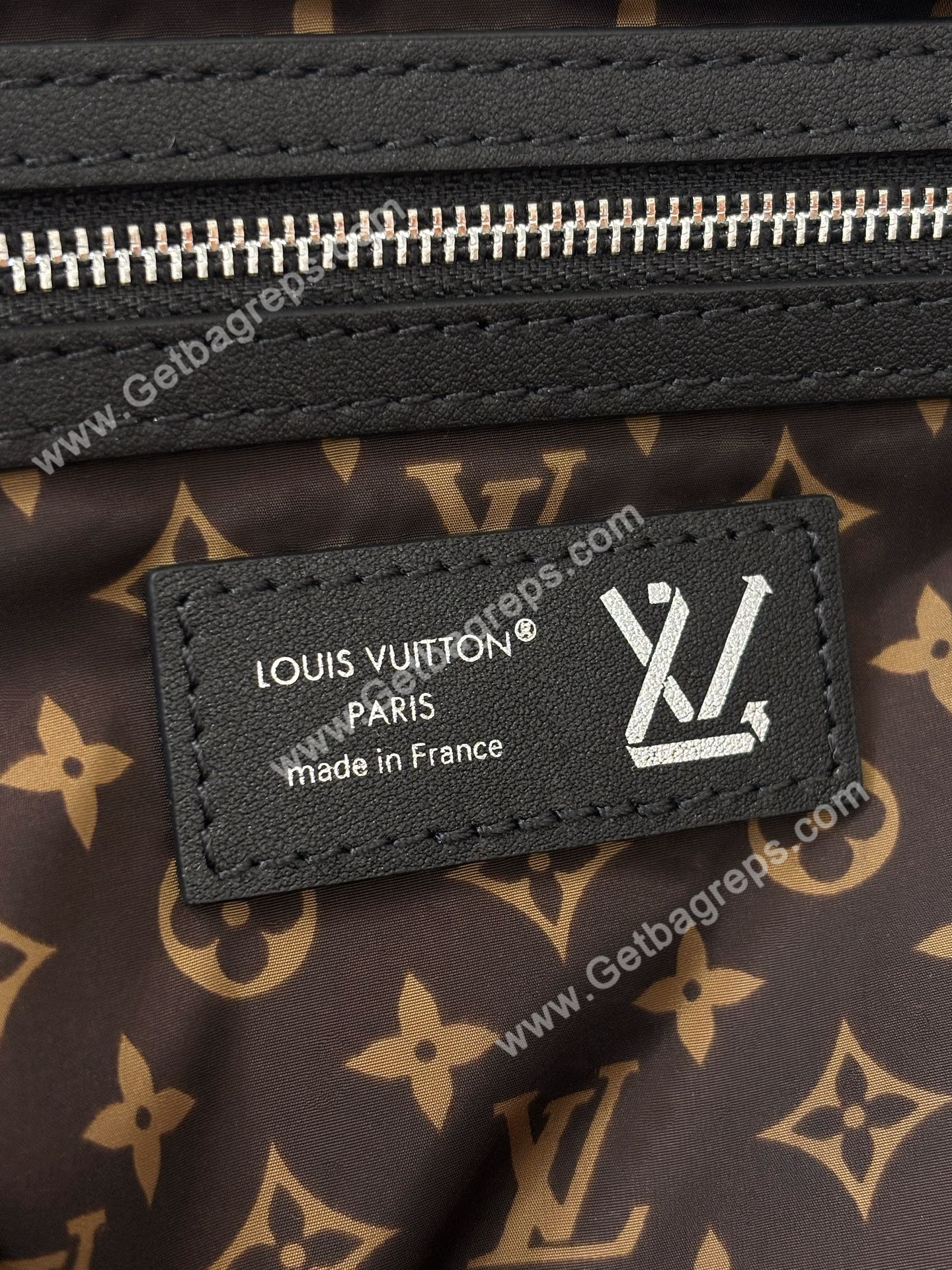 LV M26364 Neverfull Inside Out MM Black Jeans
