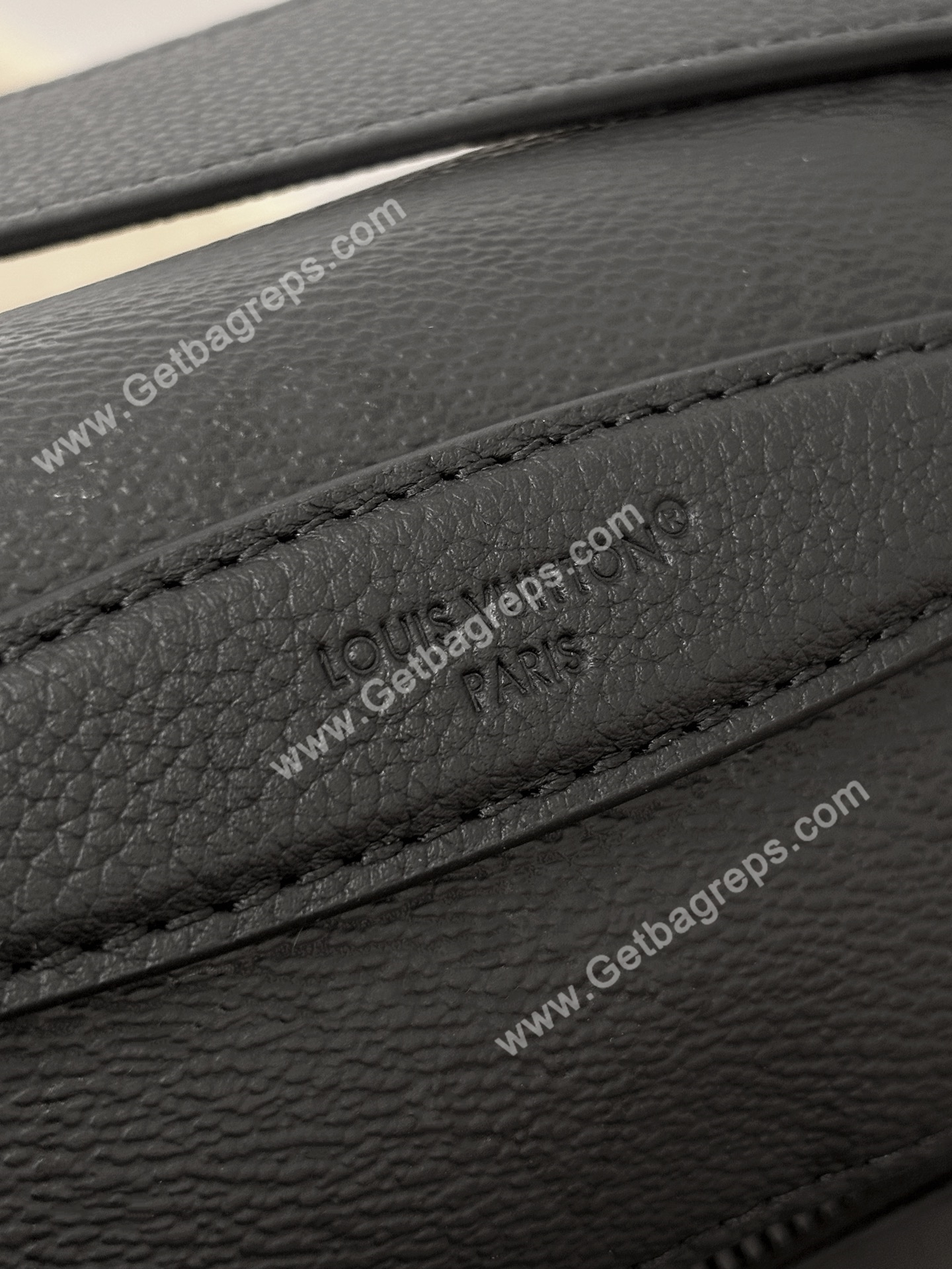 LV M26763 Rush Bumbag Black Monogram Midnight