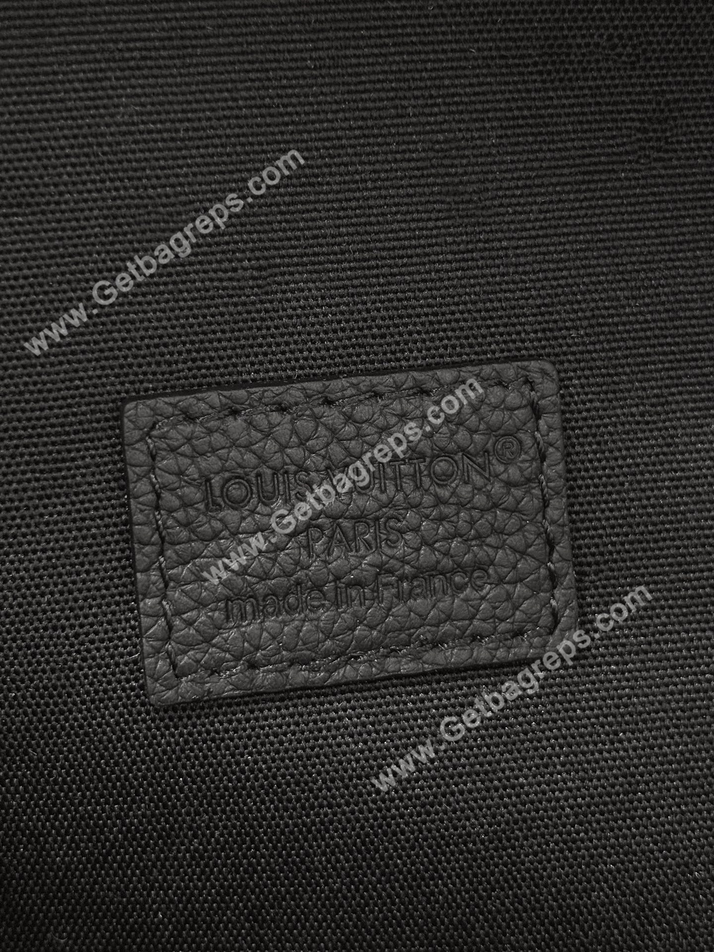 LV M26763 Rush Bumbag Black Monogram Midnight