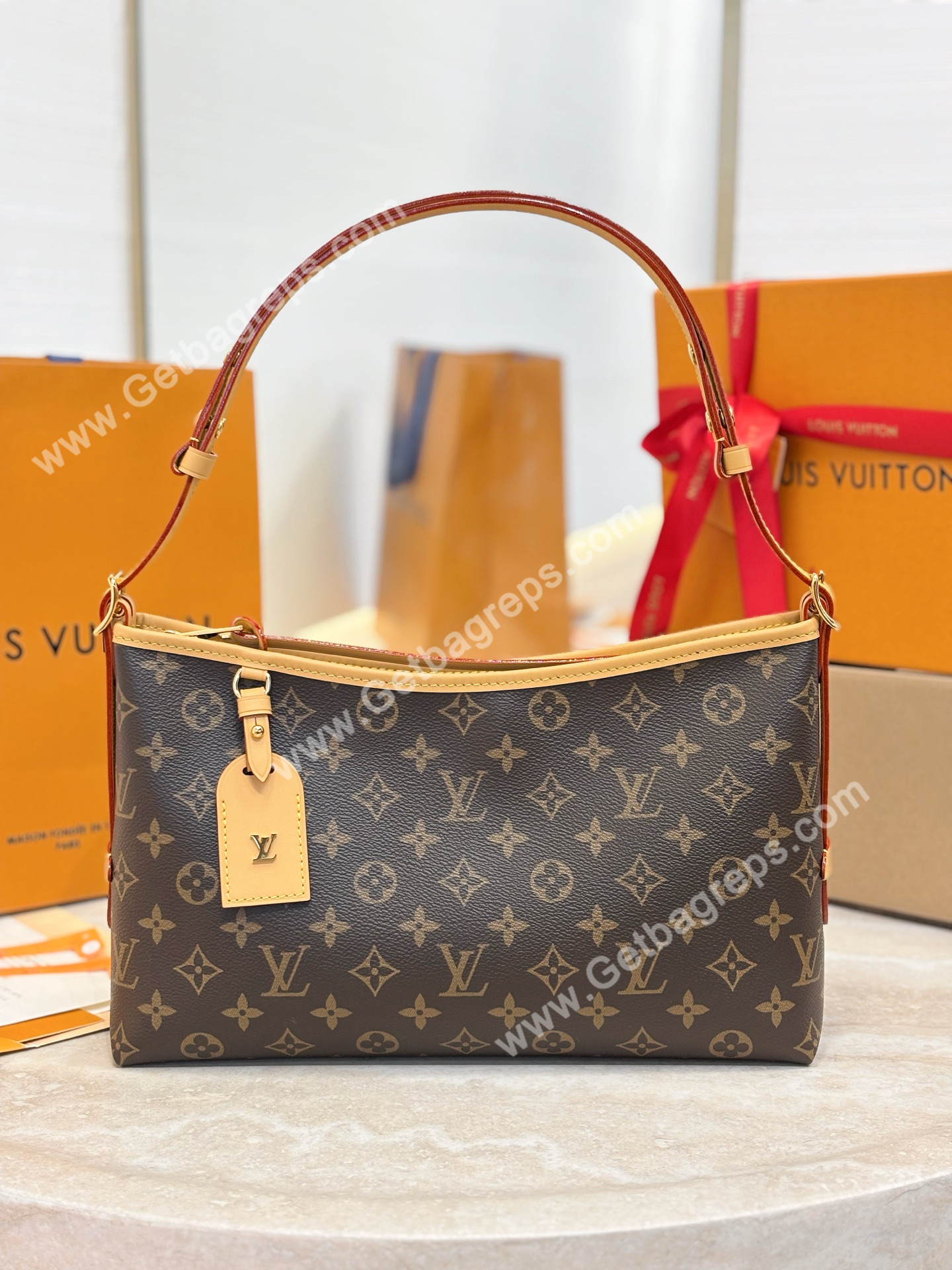 LV M28101 Carryall East West Monogram
