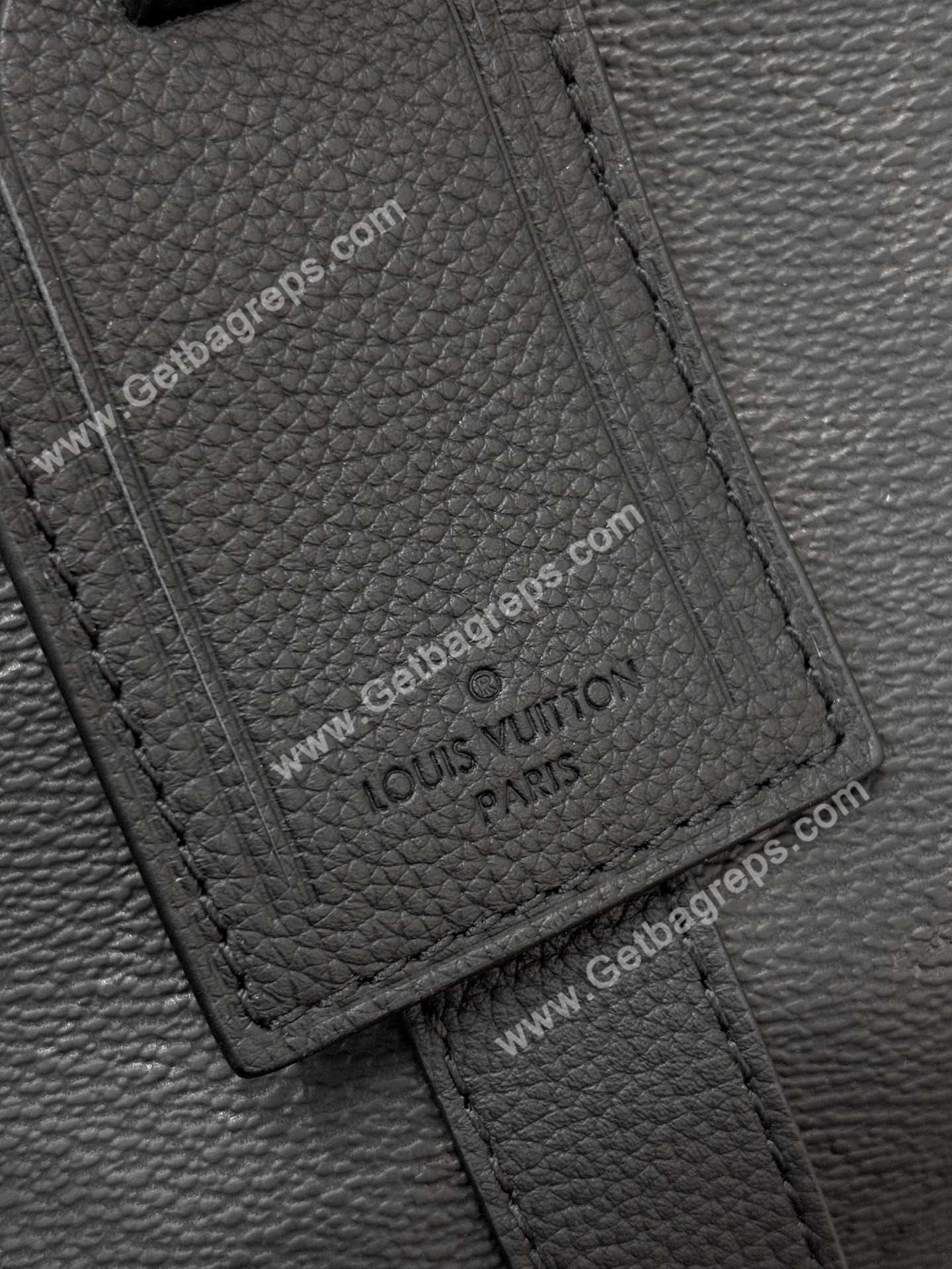 LV M28403 Keepall Bandouliere 50 Black Monogram Midnight