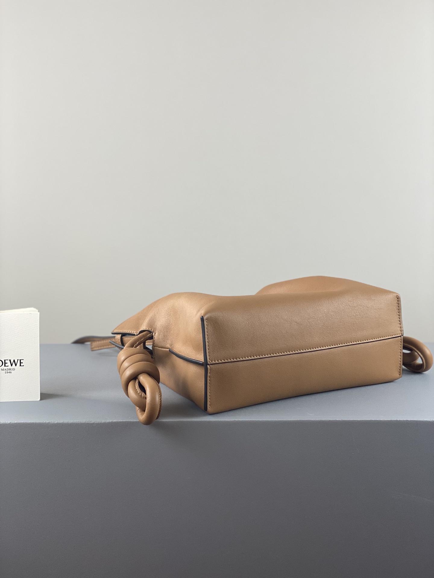 Loewe Mini  Flamenco clutch in Nappa Calfskin Warm Desert