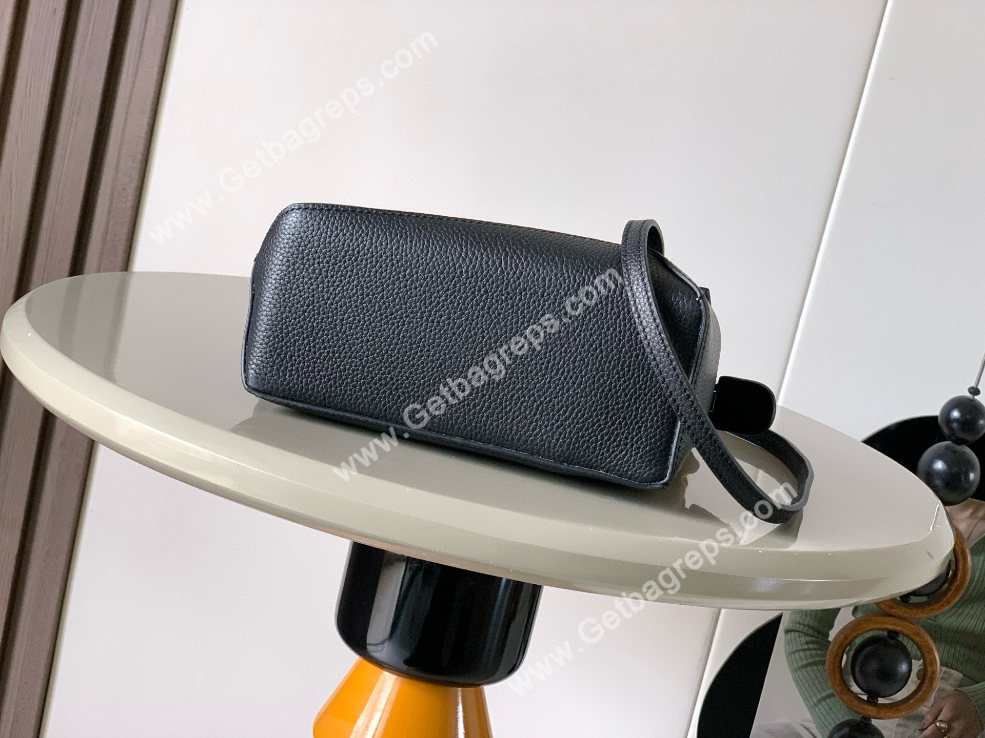 Loewe Mini Puzzle Edge Bag in Soft Grained Calfskin-003