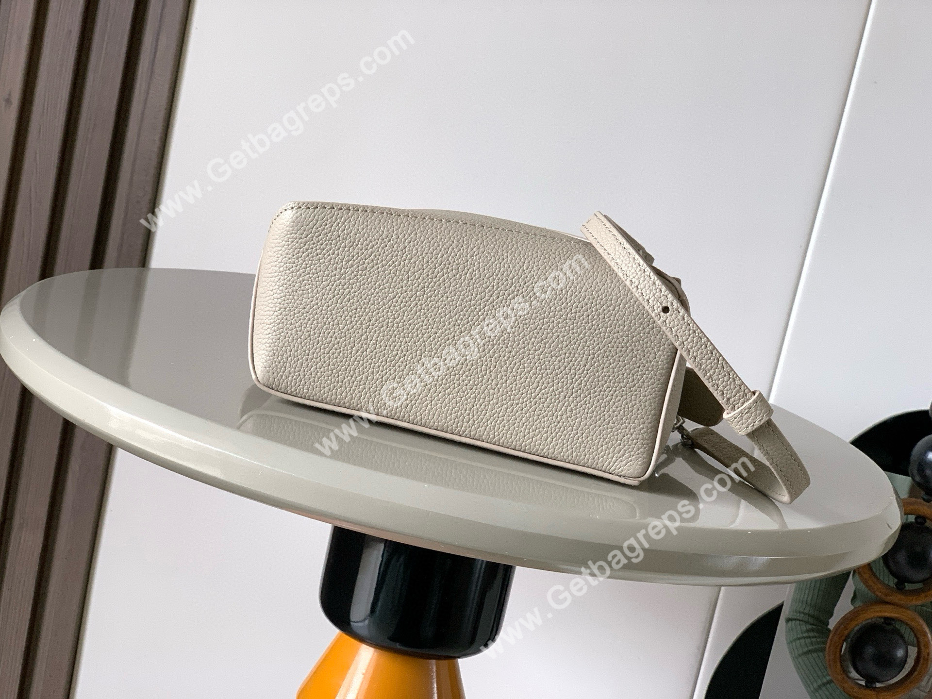 Loewe Mini Puzzle Edge Bag in Soft Grained Calfskin-004