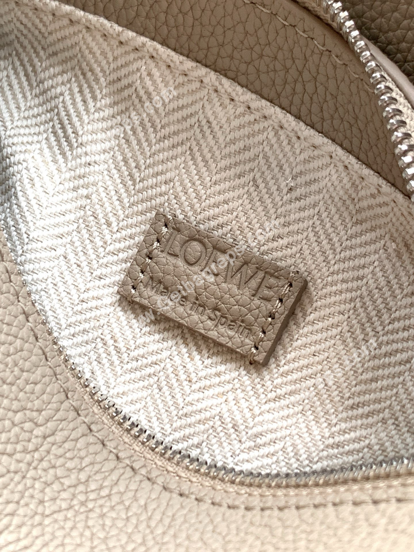 Loewe Mini Puzzle Edge Bag in Soft Grained Calfskin-004