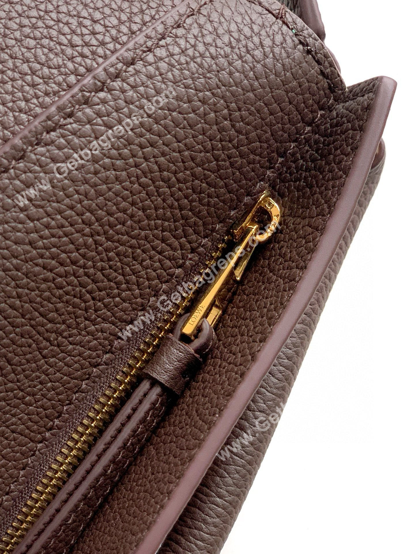 Loewe Mini Puzzle Edge Bag in Soft Grained Calfskin-005