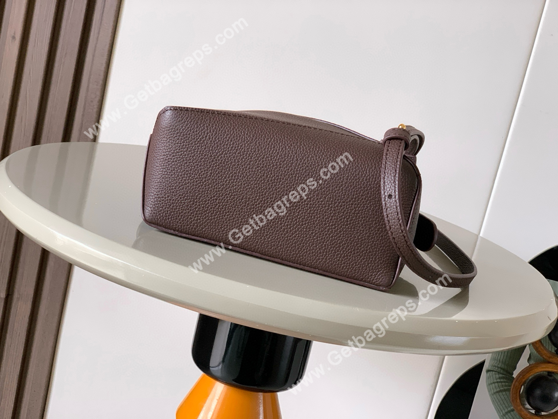 Loewe Mini Puzzle Edge Bag in Soft Grained Calfskin-005