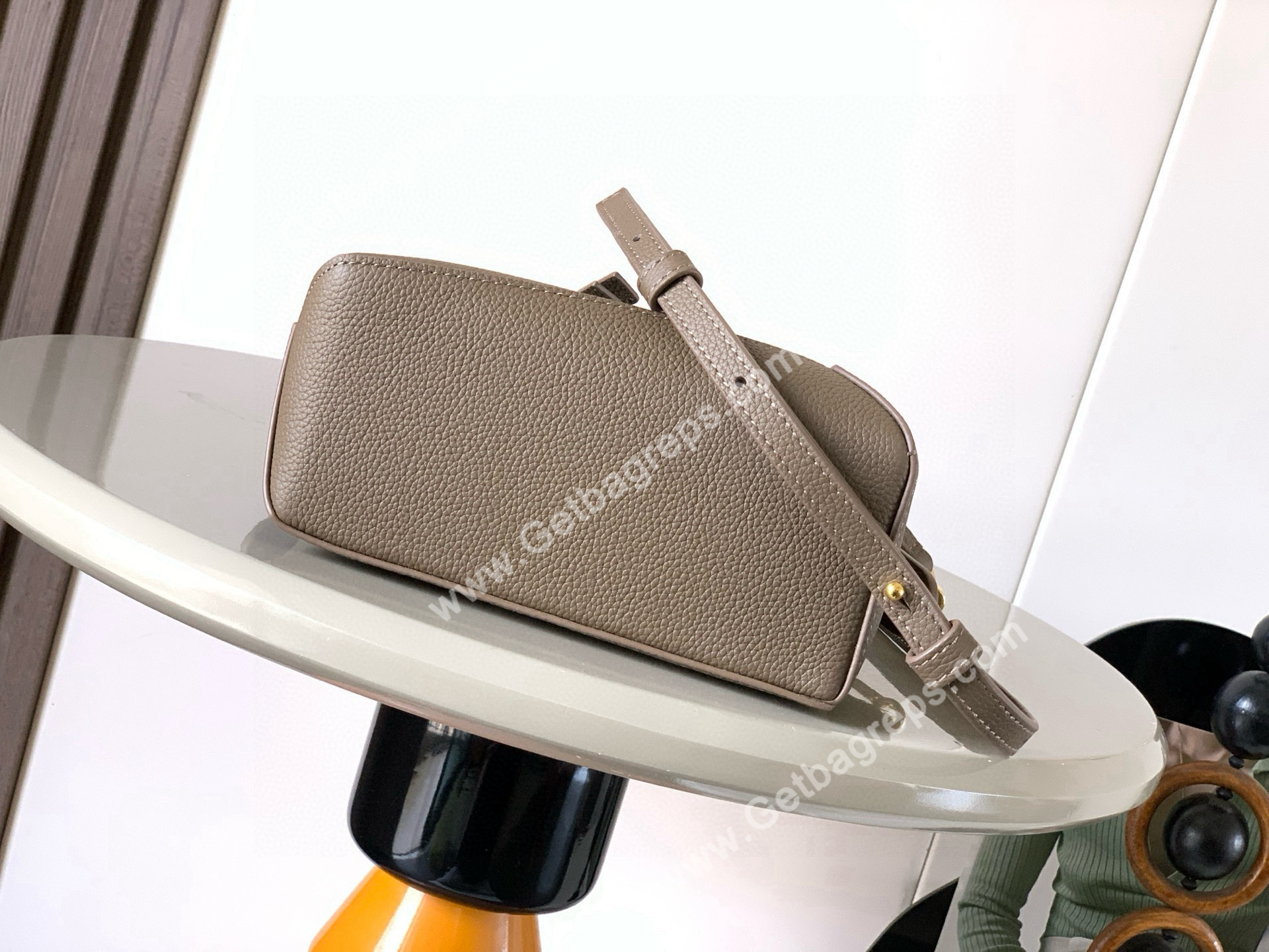 Loewe Mini Puzzle Edge Bag in Soft Grained Calfskin-006