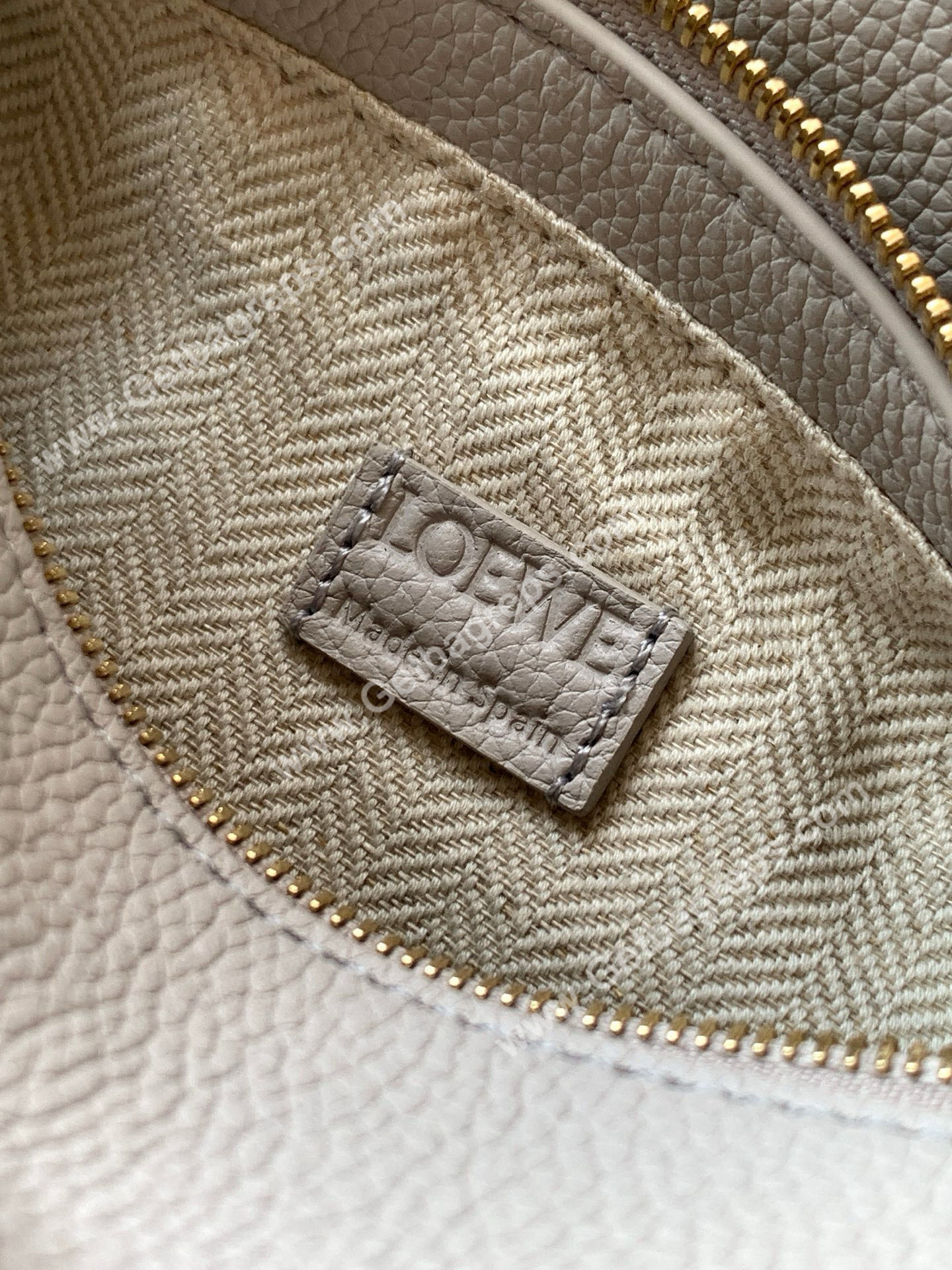 Loewe Mini Puzzle Edge Bag in Soft Grained Calfskin-007