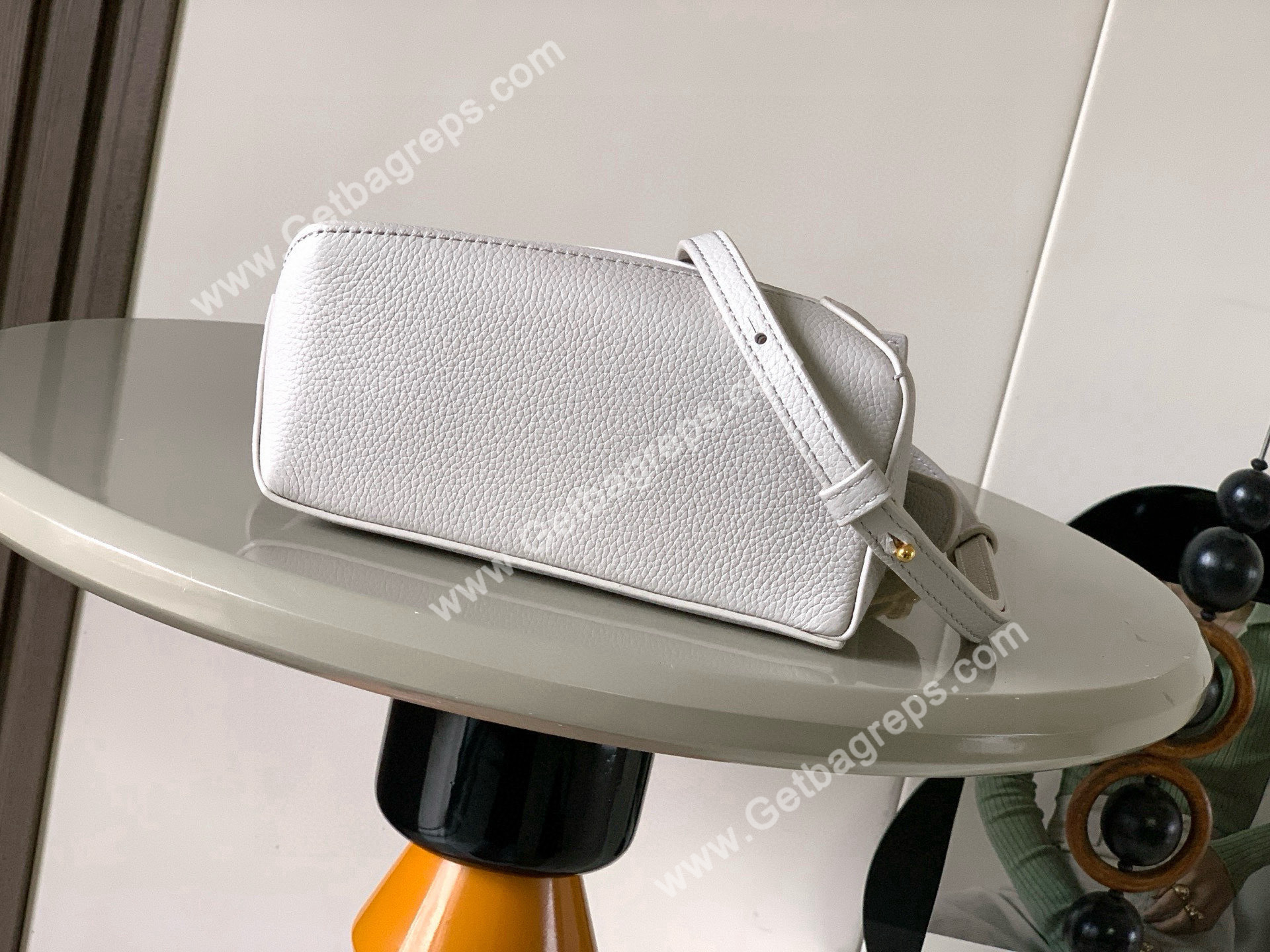 Loewe Mini Puzzle Edge Bag in Soft Grained Calfskin-007