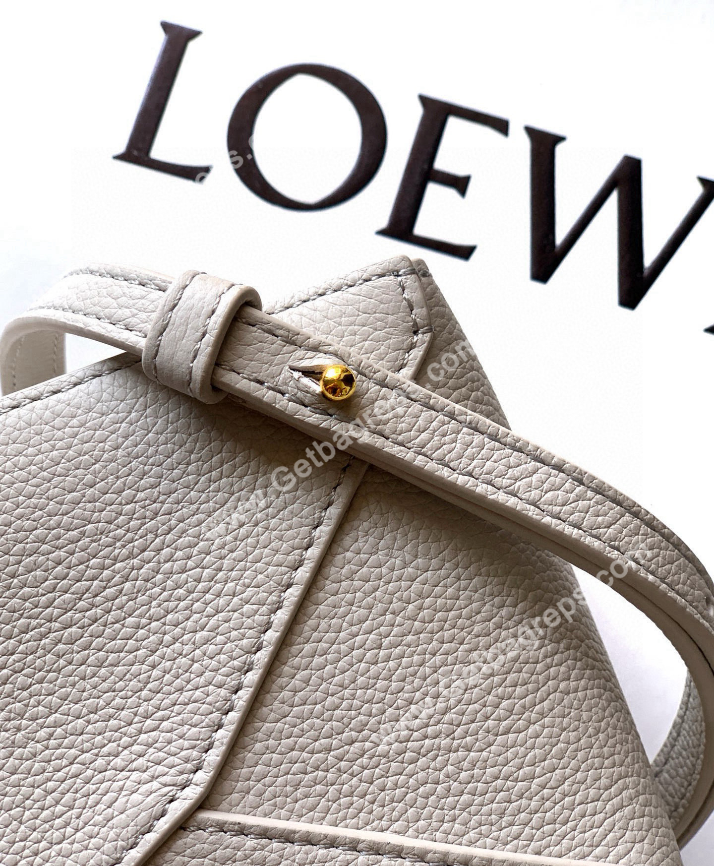 Loewe Mini Puzzle Edge Bag in Soft Grained Calfskin-007