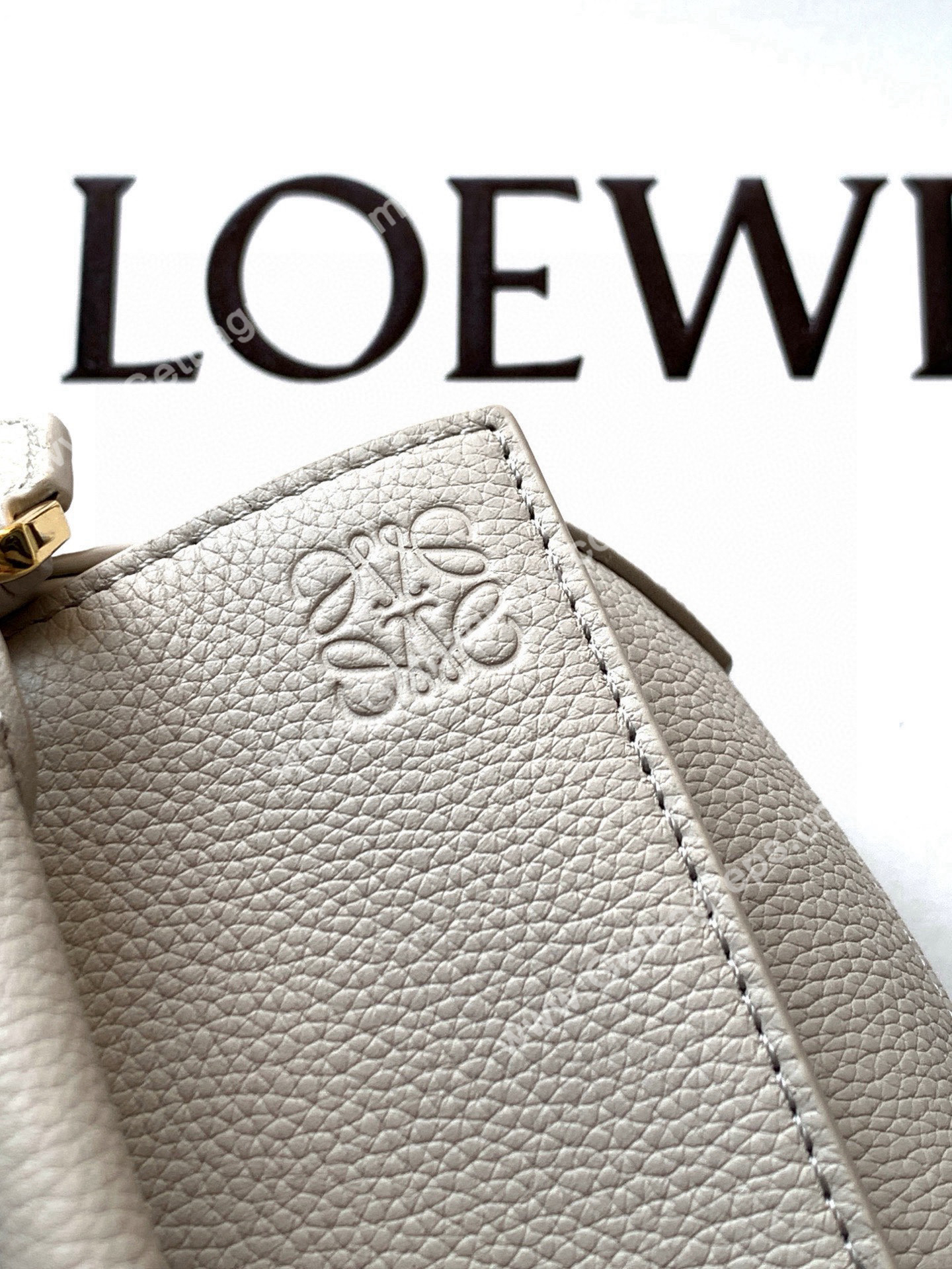 Loewe Mini Puzzle Edge Bag in Soft Grained Calfskin-007