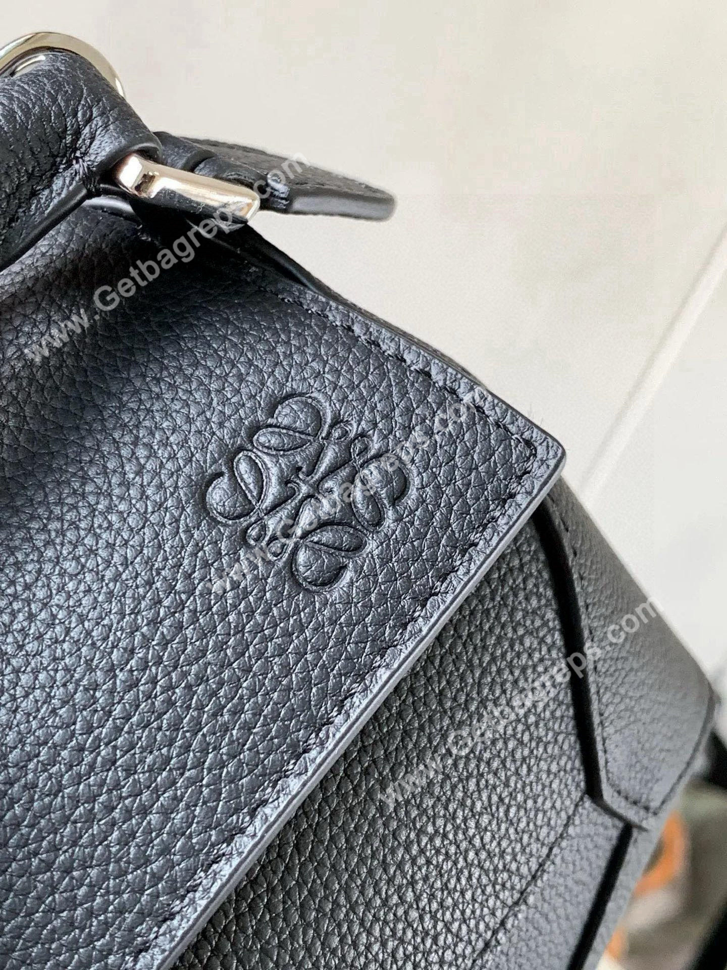 Loewe Mini Puzzle Edge Bag in Soft Grained Calfskin-008