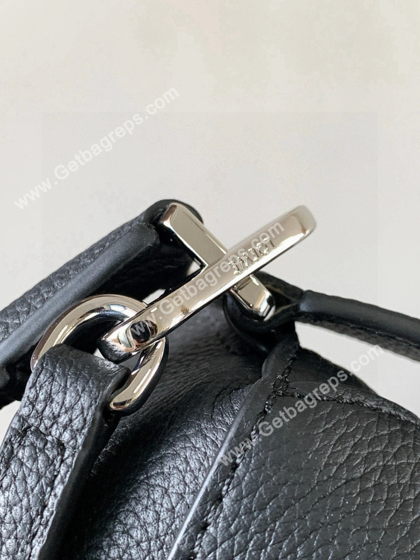 Loewe Mini Puzzle Edge Bag in Soft Grained Calfskin-008