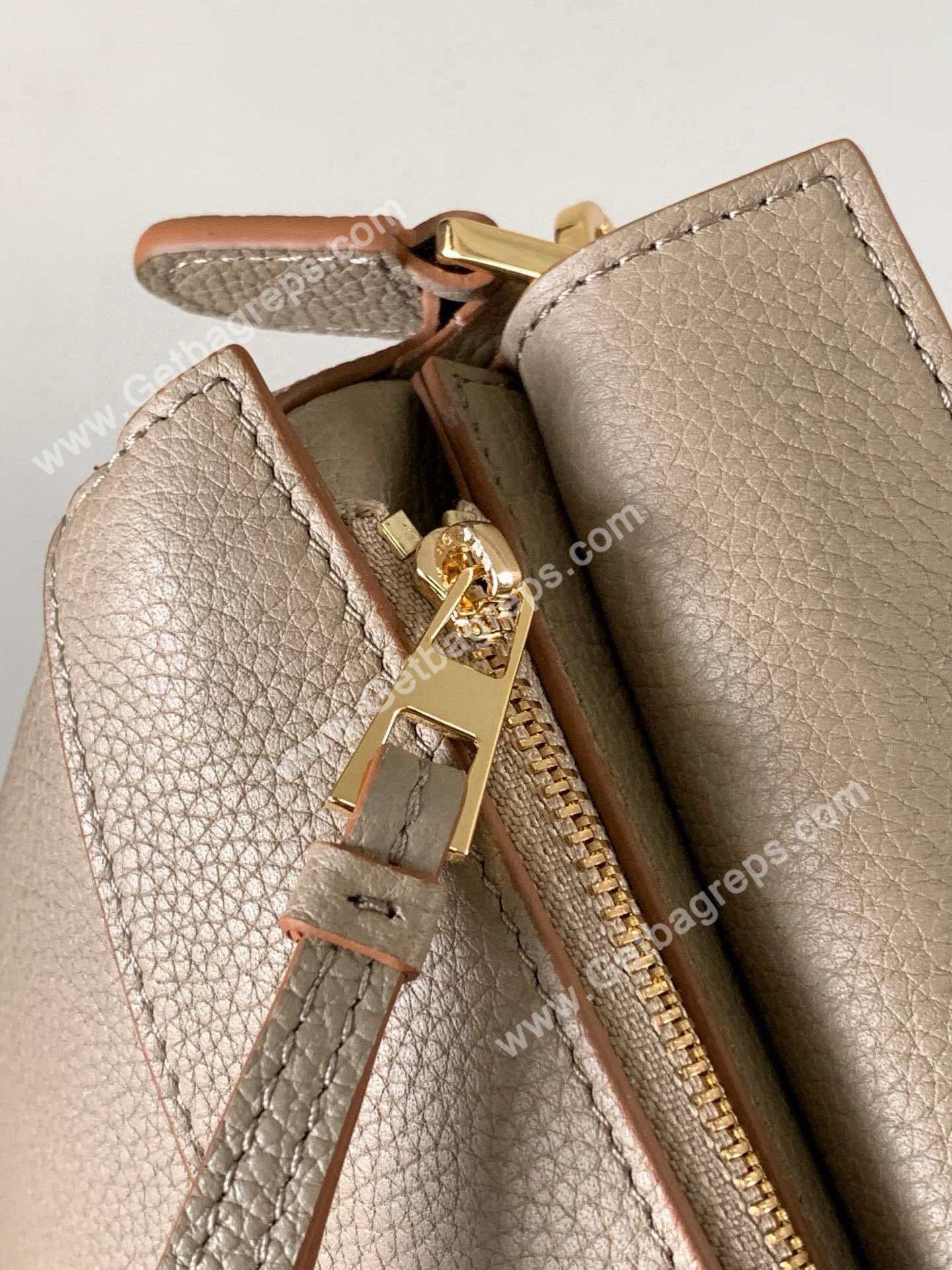 Loewe Mini Puzzle Edge Bag in Soft Grained Calfskin-009