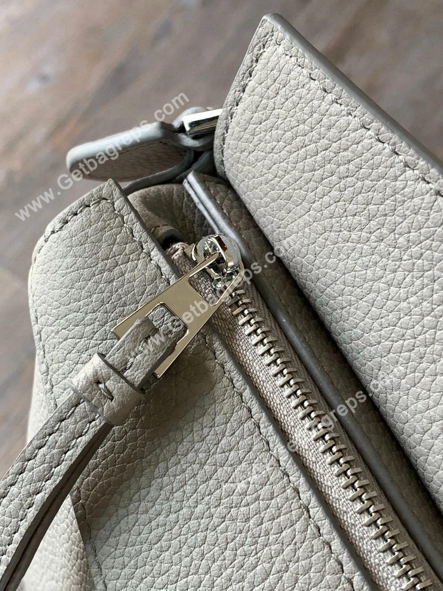 Loewe Mini Puzzle Edge Bag in Soft Grained Calfskin-011