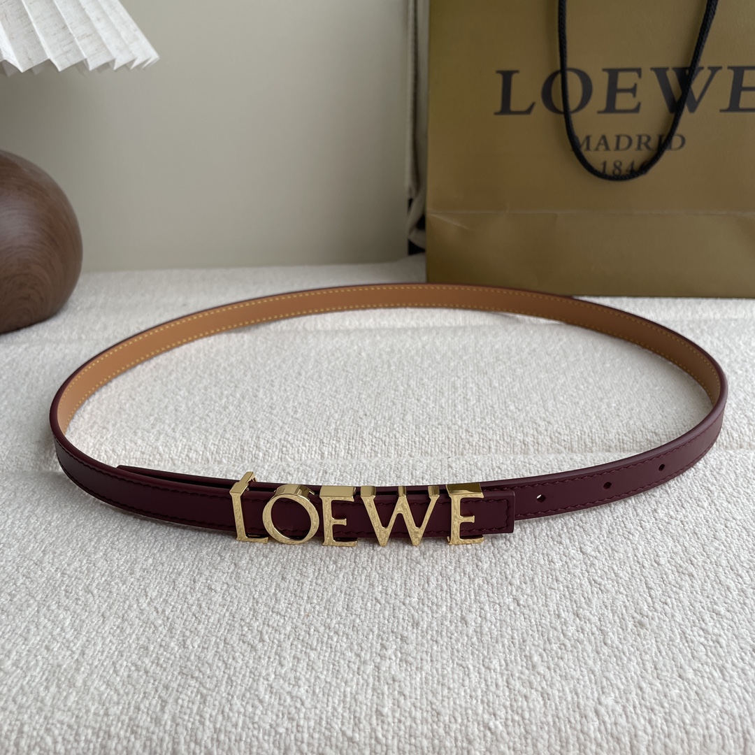 Loewe Womens Leather Belt Width 15mm-0002