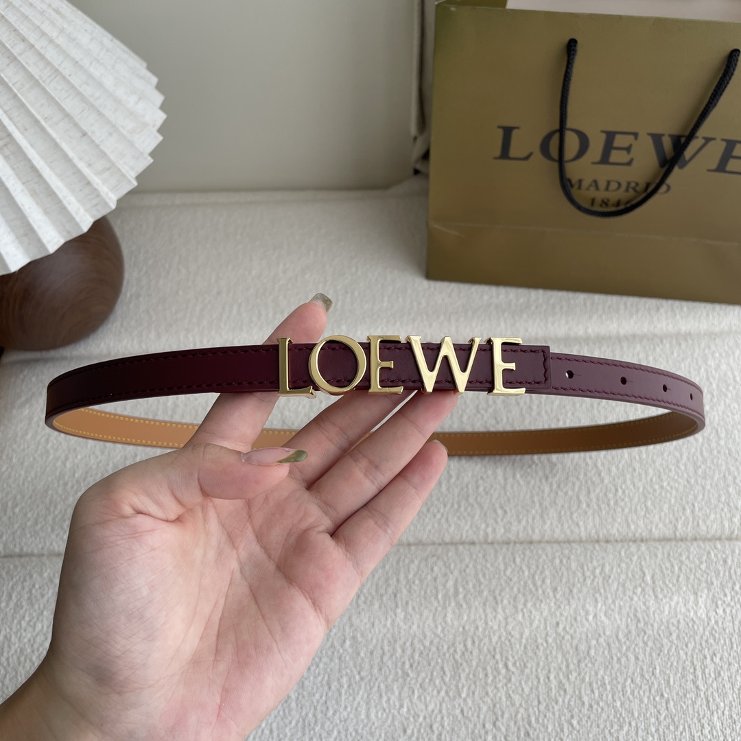 Loewe Womens Leather Belt Width 15mm-0002