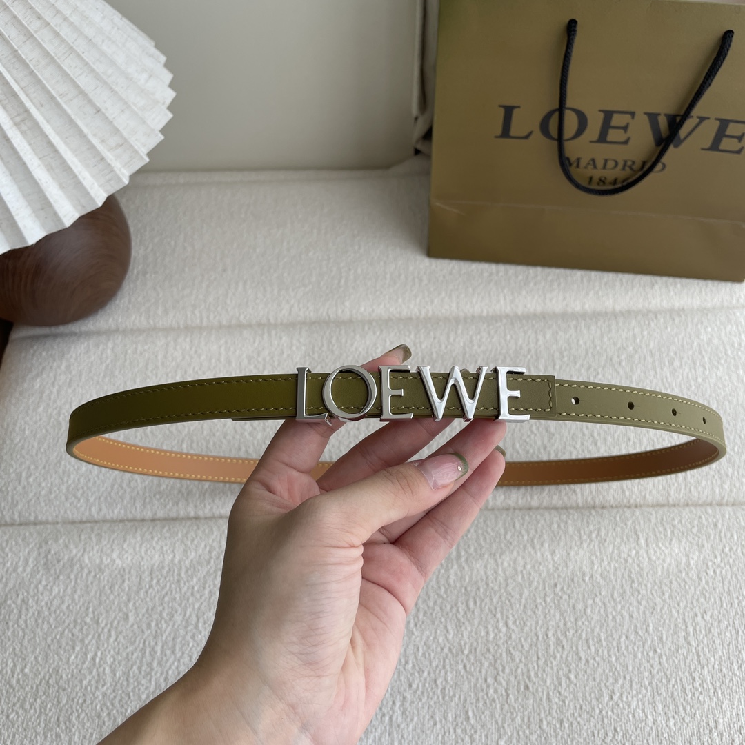 Loewe Womens Leather Belt Width 15mm-0004