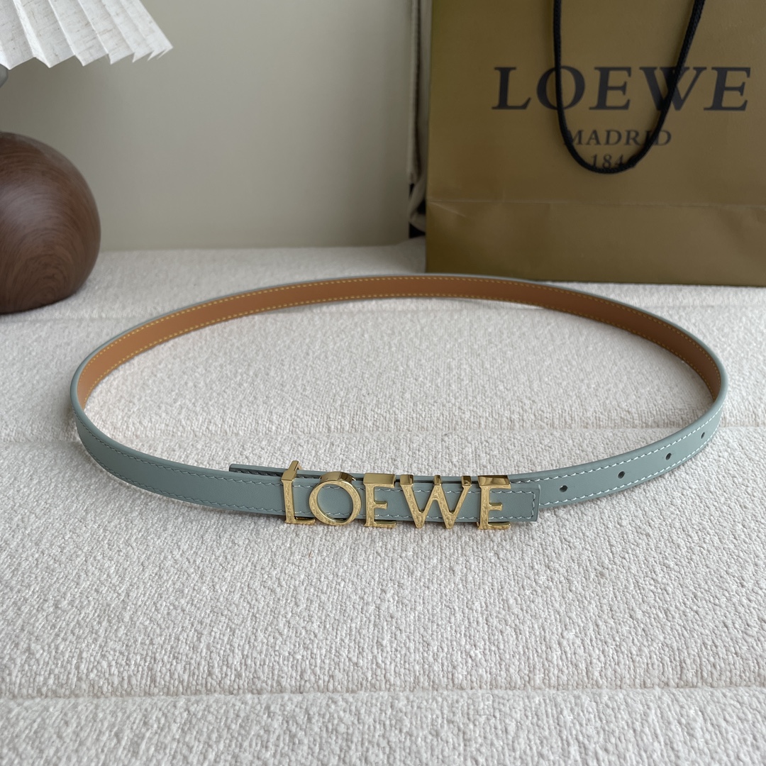 Loewe Womens Leather Belt Width 15mm-0006