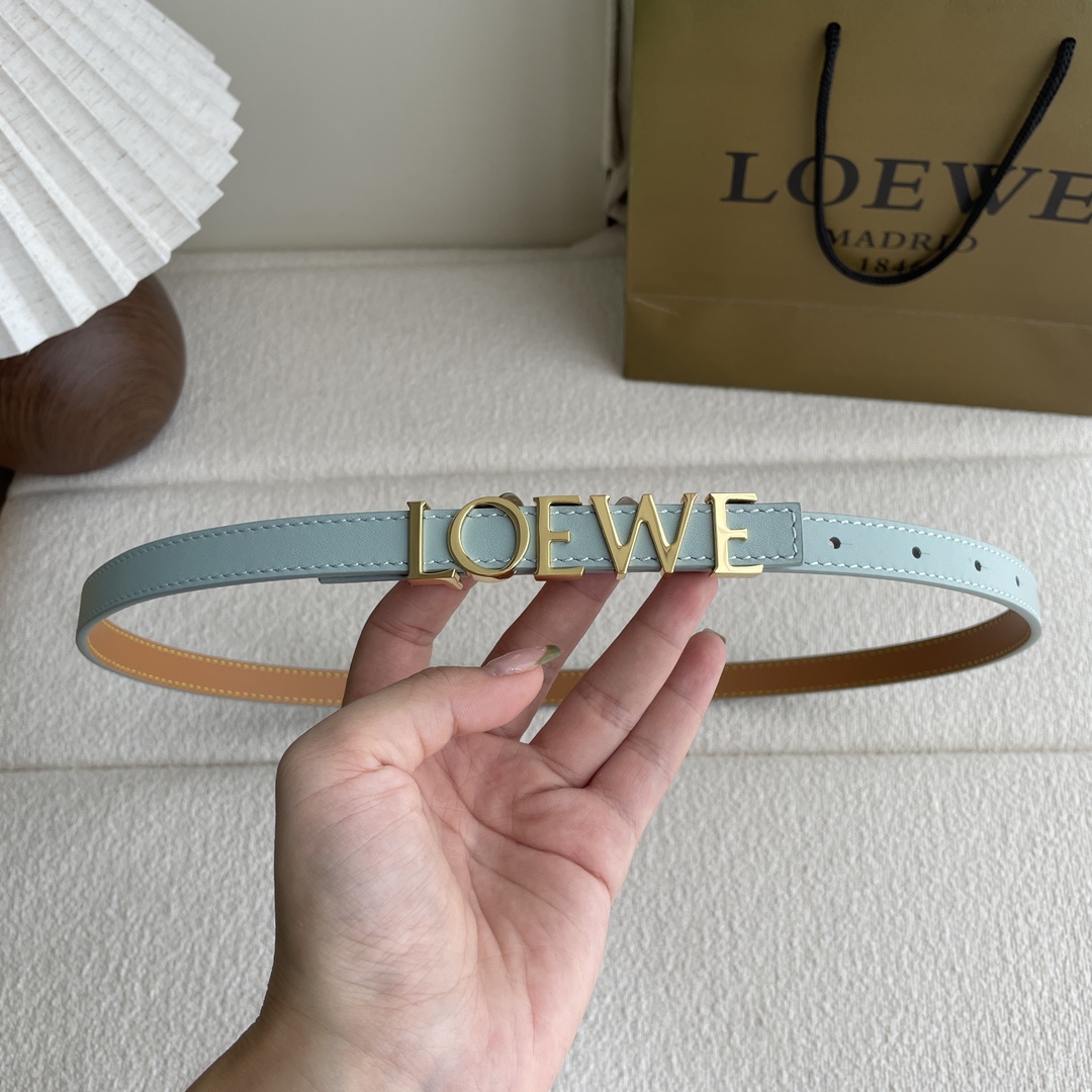 Loewe Womens Leather Belt Width 15mm-0006