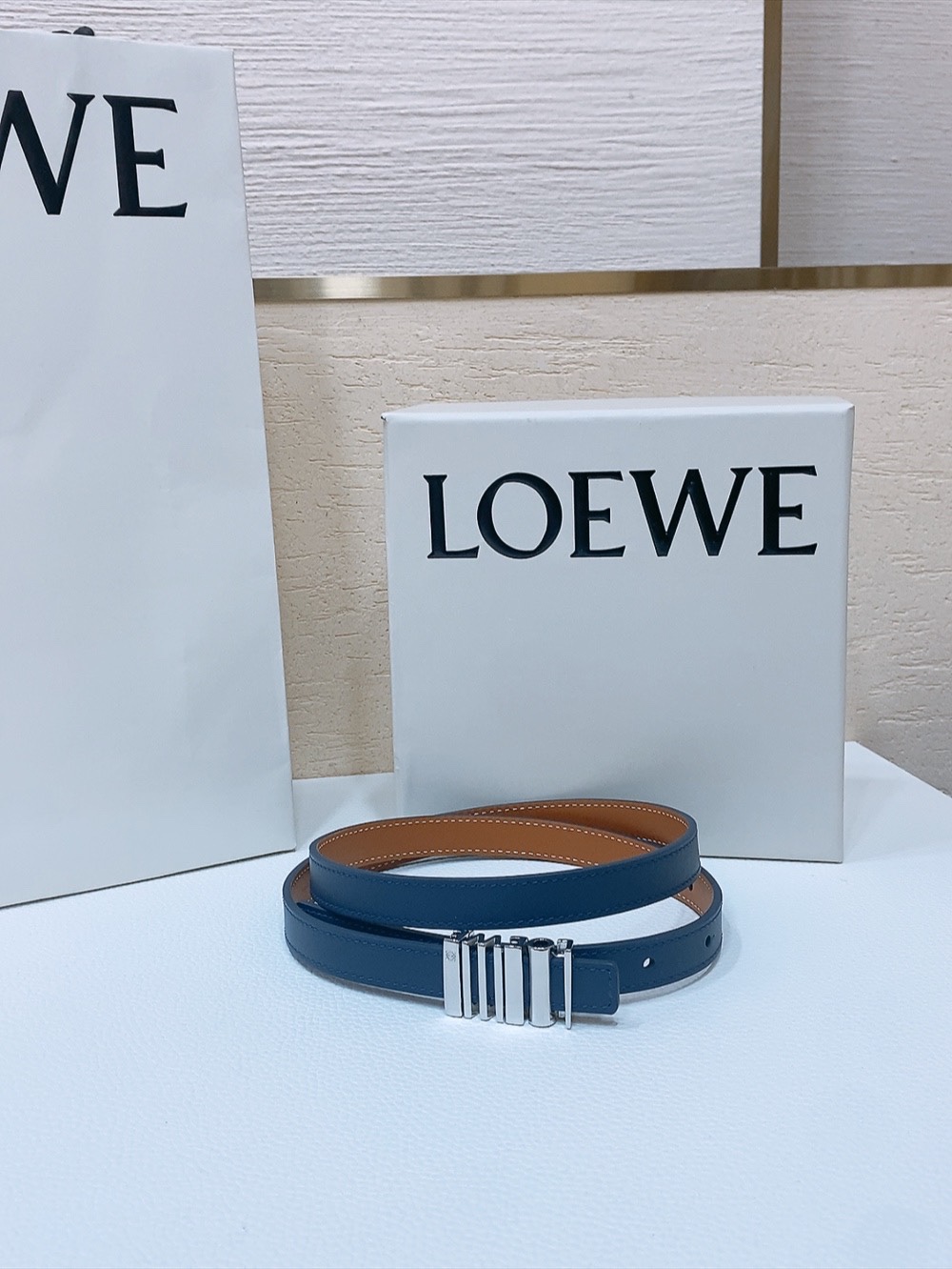 Loewe Womens Leather Belt Width 15mm-0008