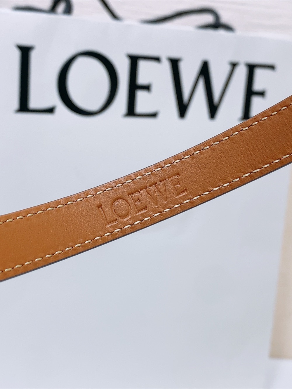 Loewe Womens Leather Belt Width 15mm-0008