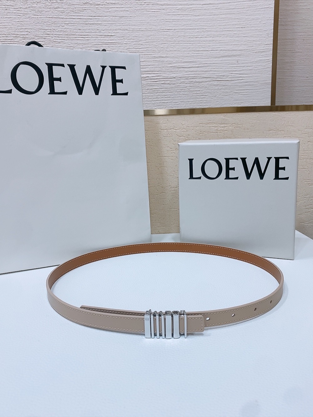 Loewe Womens Leather Belt Width 15mm-0009