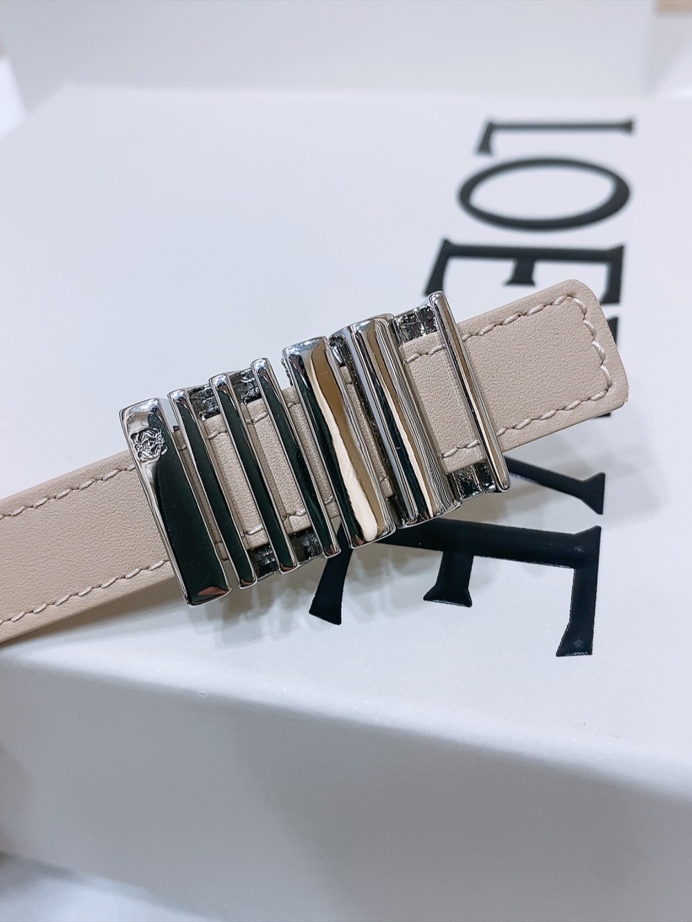 Loewe Womens Leather Belt Width 15mm-0009