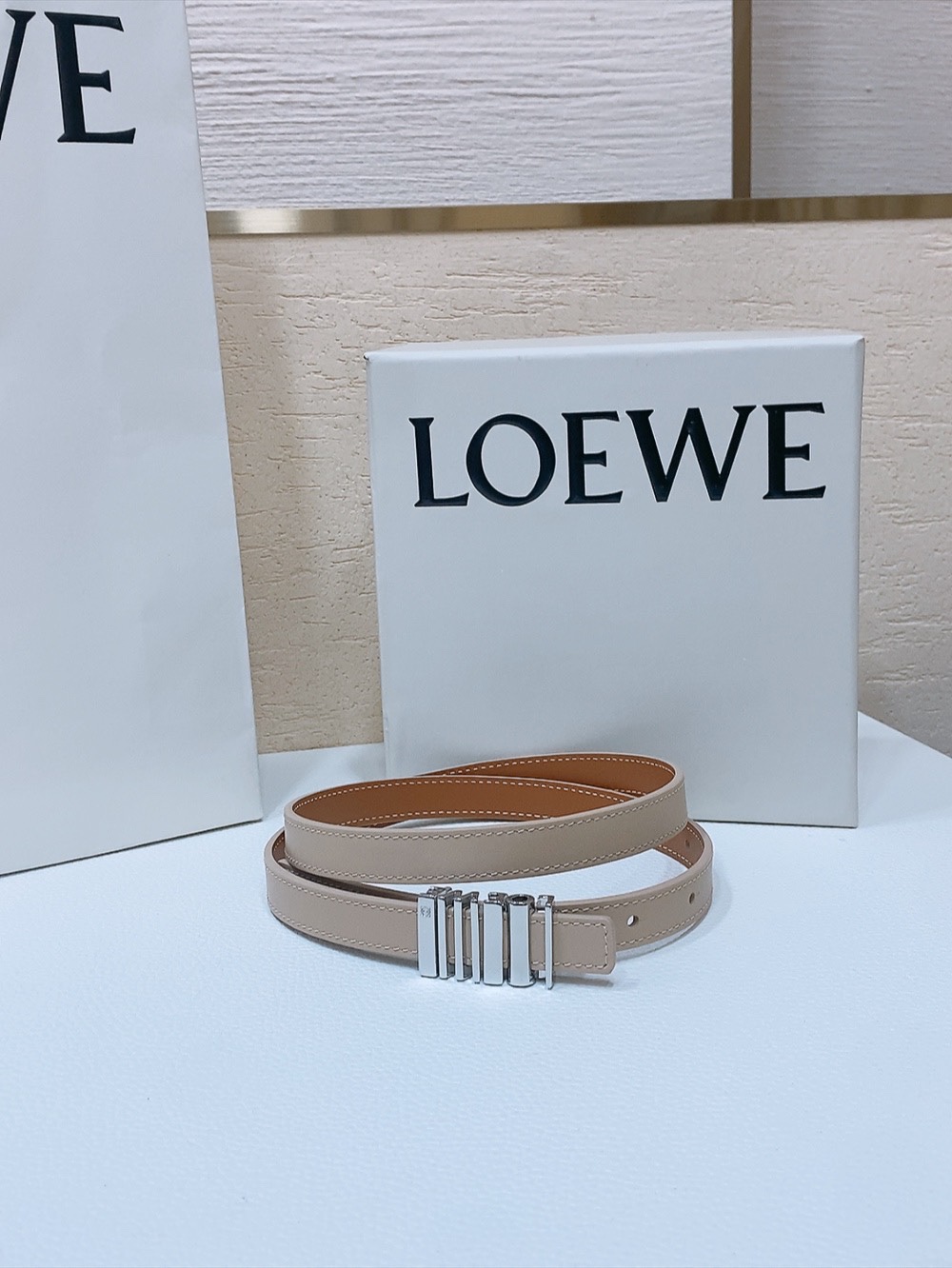 Loewe Womens Leather Belt Width 15mm-0009