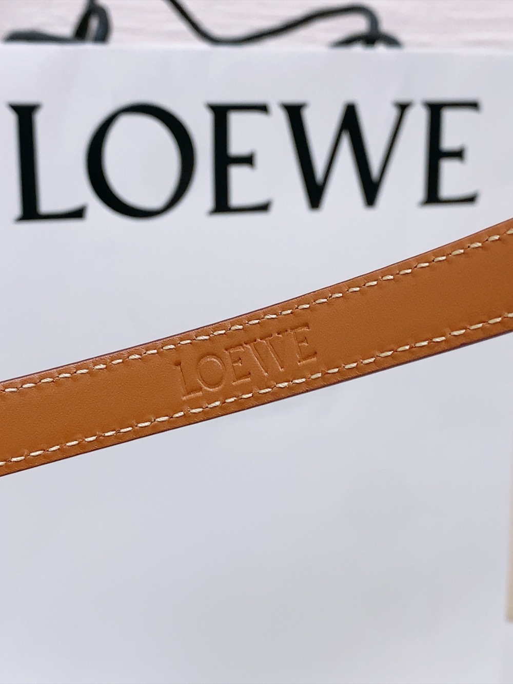 Loewe Womens Leather Belt Width 15mm-0011