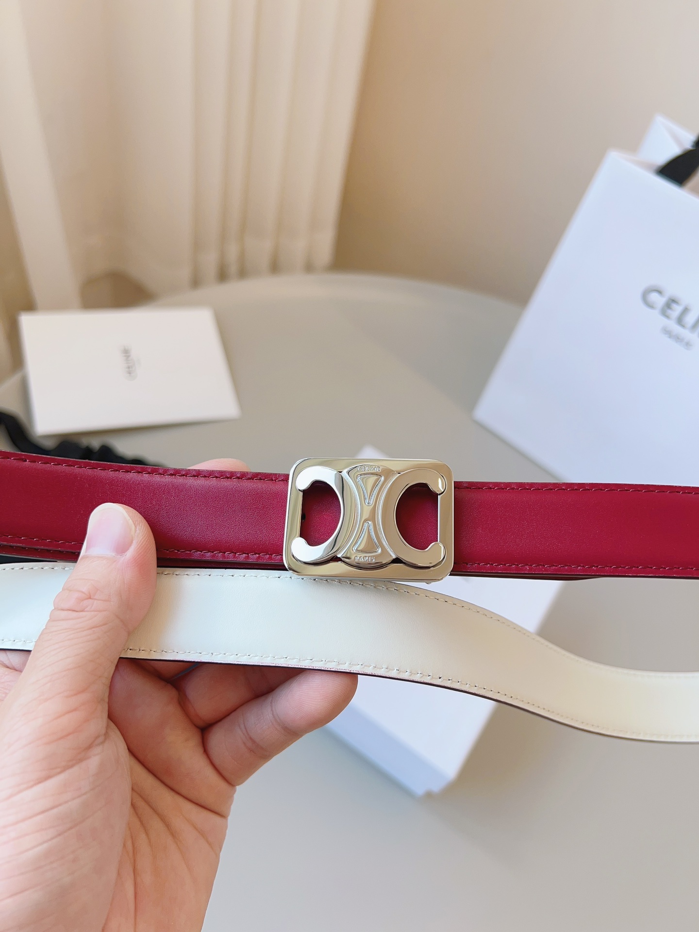 Loewe Womens Leather Belt Width 2.5cm-0020